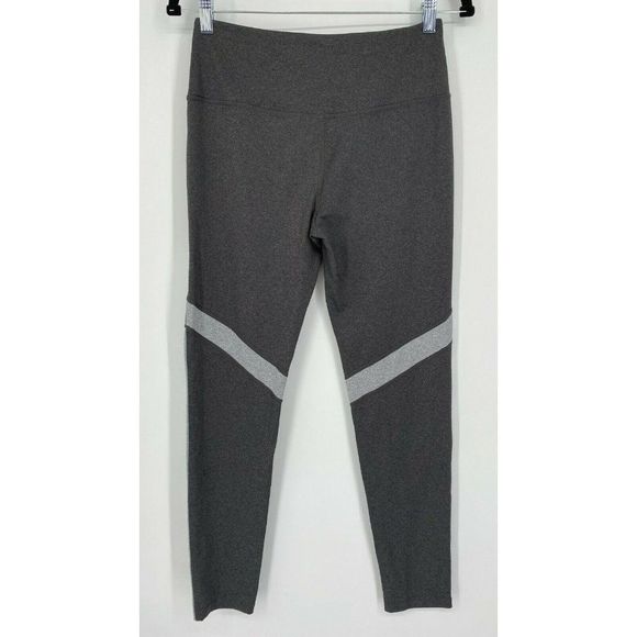 Splits59 Colorblock Athletic Legging Size Medium High Waist Stretch Workout Gray - Picture 6 of 9